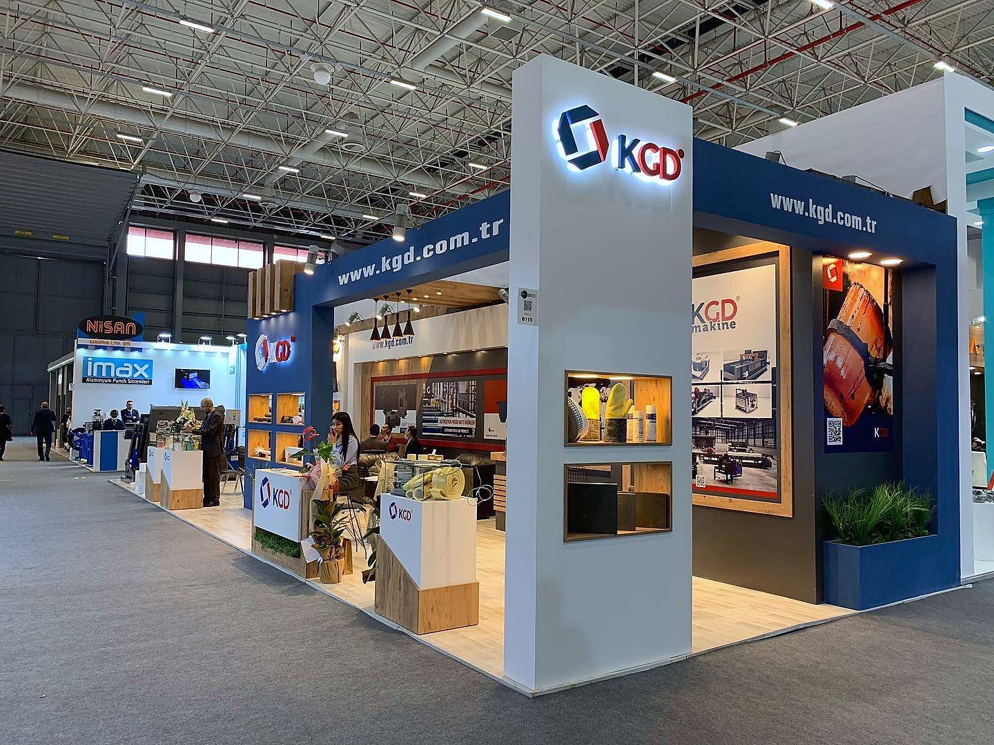 KGD için ALUEXPO 2022 özel tasarım fuar standı